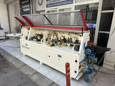 Hasmak 512S Plc Ekranlı - Ön Frezeli(Dia Bıçak) - Köşe Yuvarlamalı Pvc Kenar Bantlama Makinası