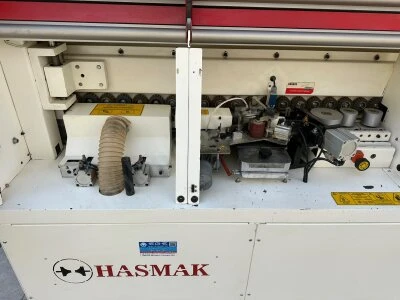 Hasmak 512S Plc Ekranlı - Ön Frezeli(Dia Bıçak) - Köşe Yuvarlamalı Pvc Kenar Bantlama Makinası