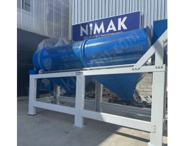 Yüksek Kapasiteli Tambur Elek – Döner Gövdeli Maden ve Kompost Eleme Makinesi