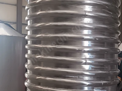 Paslanmaz Reaktör Tank Serpantin Isıtmalı Karıştırıcı Tank