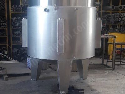Paslanmaz Aısı 304L Ceket Isıtmalı Karıştırıcı Mikser Tank