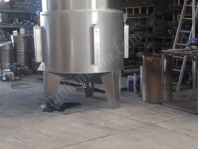 Paslanmaz Aısı 304L Ceket Isıtmalı Karıştırıcı Mikser Tank