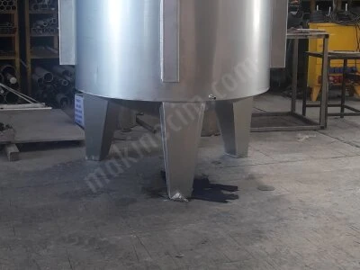 Paslanmaz Aısı 304L Ceket Isıtmalı Karıştırıcı Mikser Tank