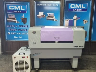 Lazer Kesim Makinesi 60X40Cm 60W Tuplu