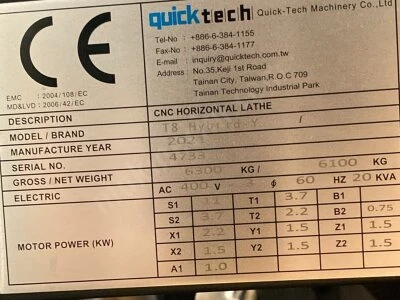 Quick-Tech T8 Hybrid-Y Cnc Torna ve Freze Merkezi