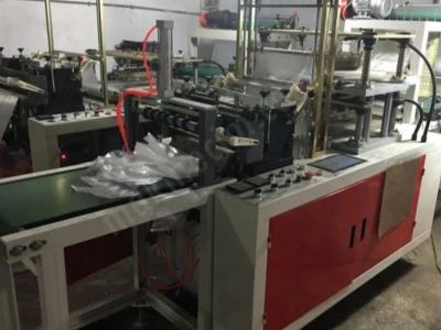 Çift Katmanlı Otomatik Tek Kullanımlık Eldiven Üretim Makinesi, Model Md500