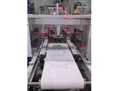 Çift Katmanlı Otomatik Tek Kullanımlık Eldiven Üretim Makinesi, Model Md500