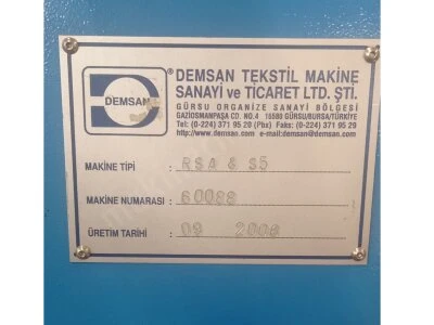 Demsan Kumaş Kontrol Makinası Rsa&S5