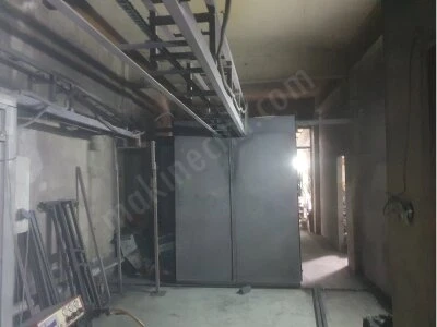 Elektrostatik Toz Boya Tesisi Üstten Konveyörlü