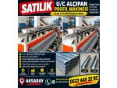 Satılık -Alçıpan Tavan U ve C Makinası