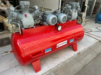 Aras 500 Litre 4 Hp Çift Motorlu 6 Kafalı Kompresör