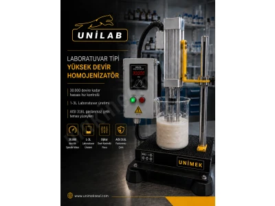 30.000 Rpm Laboratuvar Homojenizatörü – Devir Ayarlı, Panolu, 1.5 Kw