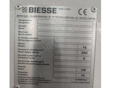 İlk Sahibinden, Sadece Tek Vardiya Çalışmış 2017 Biesse Selco Wnt 6 Panel Ebatlama