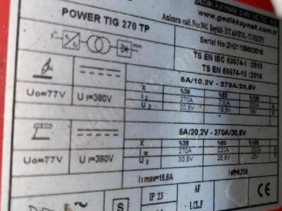 Geka Tıg Kaynak Makinesi