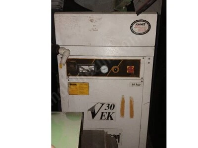 Komsan Vek 30 Vidalı Kompresör (10 Bar) + Hiross Polestar Hava Kurutucu Seti
