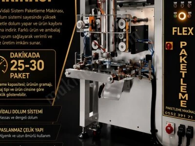 Vidalı & Terazili Paketleme Makineası