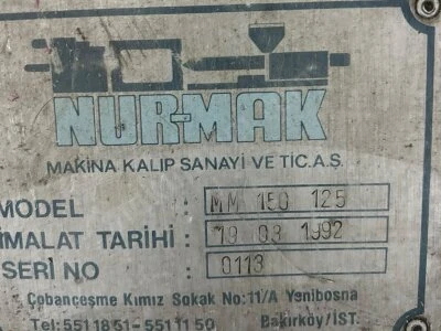 Satılık Plastik Enjeksiyon Makinesi