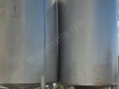 İkinci El Temiz Paslanmaz Çelik Çift Cidarlı Tank