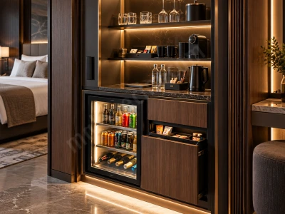 Özel Tasarım Minibar – Otel, Rezidans ve Villa İçin Profesyonel Minibar