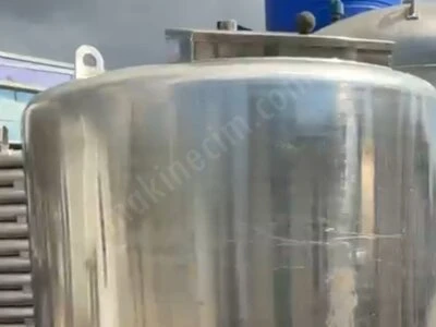 2.El Paslanmaz Altta Karıştırıcılı Homozenijatörlü Tank