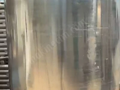 2.El Paslanmaz Altta Karıştırıcılı Homozenijatörlü Tank