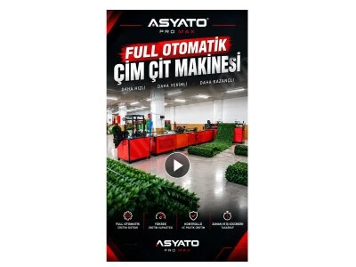 Asyato Pro Max Full Otomatik Çim Çit Örme Makinesi
