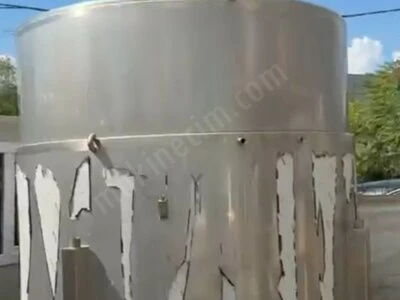 Paslanmaz Aısı 304 Kalite 10 Tonluk Ceket Isıtmalı Rezisatnslı Karıştırıcılı Mikser Tank