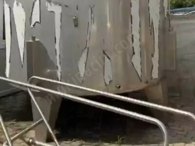 Paslanmaz Aısı 304 Kalite 10 Tonluk Ceket Isıtmalı Rezisatnslı Karıştırıcılı Mikser Tank