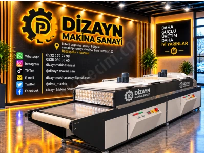 Tünel Tipi Konveör Kurutma ve Nem Alma Fırınları İmalattan İhtiyaca Göre Tasarım