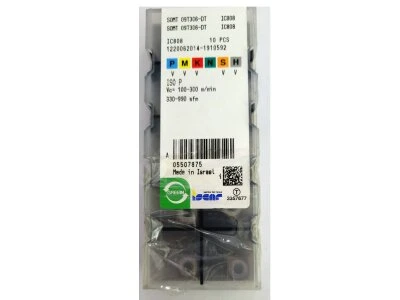 Satılık Toplu Stok 620 Adet – Iscar Somt 09T306-Dt Ic808 5507875 | 620 Adet | Orijinal Kapalı Kutulu Karbür Delme Uçları