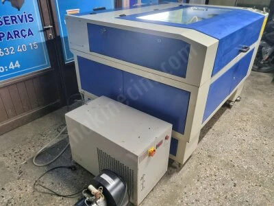 120X90Cm Lazer Kesim Makinesi 130-150W Tuplu