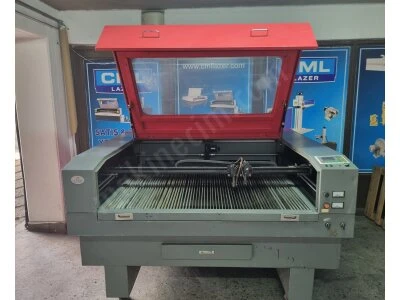 Cift Kafa Lazer Kesim Makinesi 130X90Cm 100-120W Tuplu