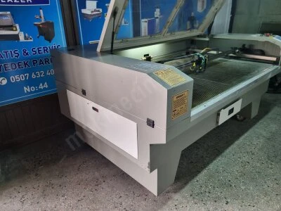 Cift Kafa 160X100Cm Lazer Kesim Makinesi 130-150W Tuplu