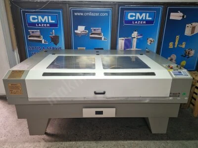 Cift Kafa 160X100Cm Lazer Kesim Makinesi 130-150W Tuplu
