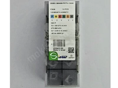 Satılık Toplu Stok 390 Adet - Iscar Xnmu 090408-Pntn Ic808 Freze Ucu