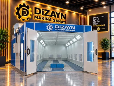 Paint Booths In Various Sizes and Features From Manufacturing