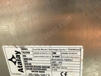 Atalay Amp-460 Profesyonel Makarna Pişirici – 4 Sepetli, Trifaze