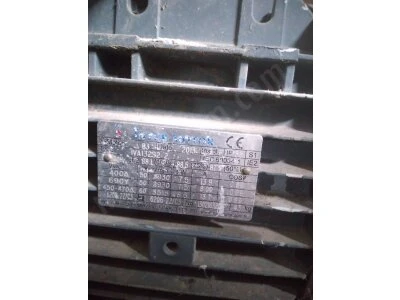 7.5 Kw 2930 Devir Salyangoz Fan ve Inter Elektrik Motoru