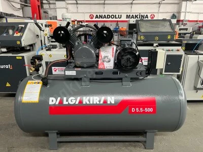 2026 Model Dalgakıran Kompresör 500 Litre 5.5 Hp Yeni