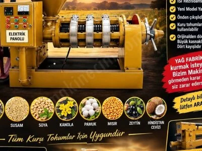 Yağ Çıkarma Makinası Soğuk Çekim Aspir Ayçiçeği Kabak Çekirdeği Yağı Çıkarma Sistemleri