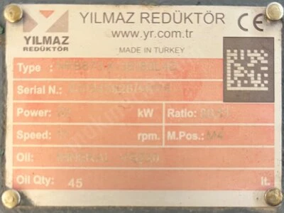 Nrb 873 Redüktör - 22 Kw.17 D/D