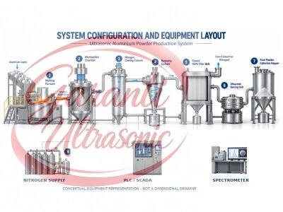 Ultrasonic Atomization Aluminum Metal Powder Production Facility